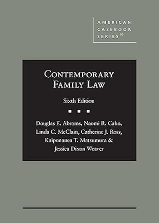 FAM7715 Family Law - Olnek